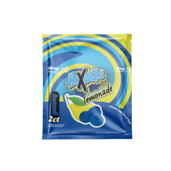 Hixotic – Blazin Blue Lemonade D9 Gummies (2ct)