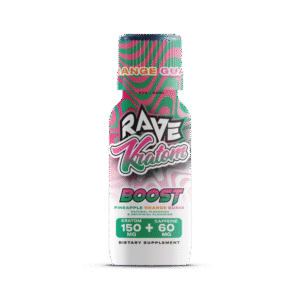 Rave Kratom – Boost Pineapple Orange Guava Target Shot