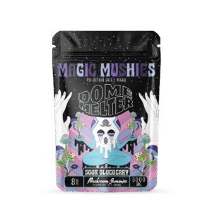 Domemelter – Sour Blueberry 8 Count Mushroom Gummies