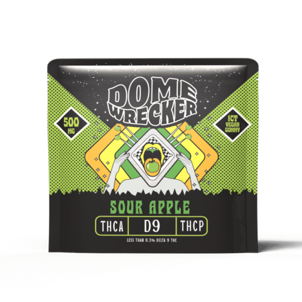 Domewrecker – Sour Apple D9 Gummies (1ct)