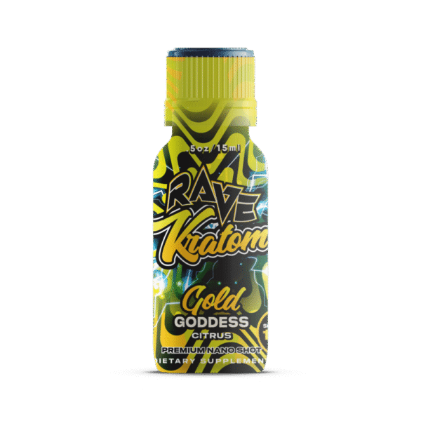 Rave Kratom – Gold Goddess Citrus Shot