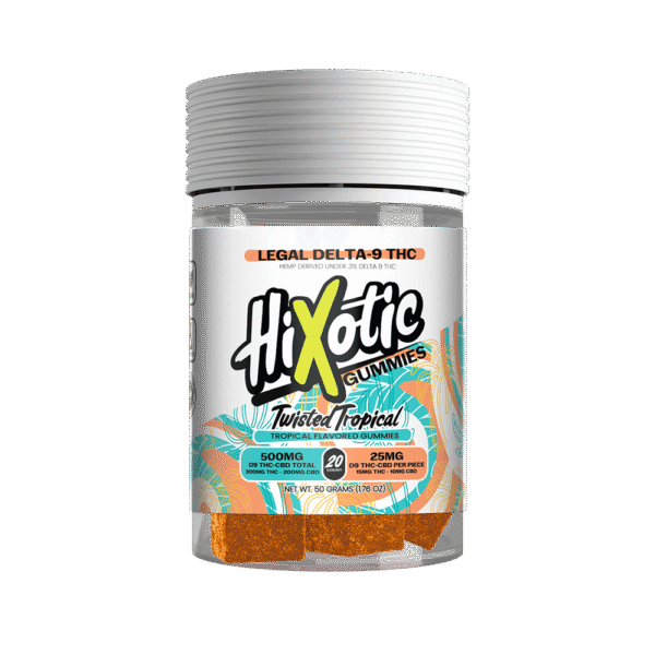 Hixotic – Twisted Tropical D9 Gummies (20ct)