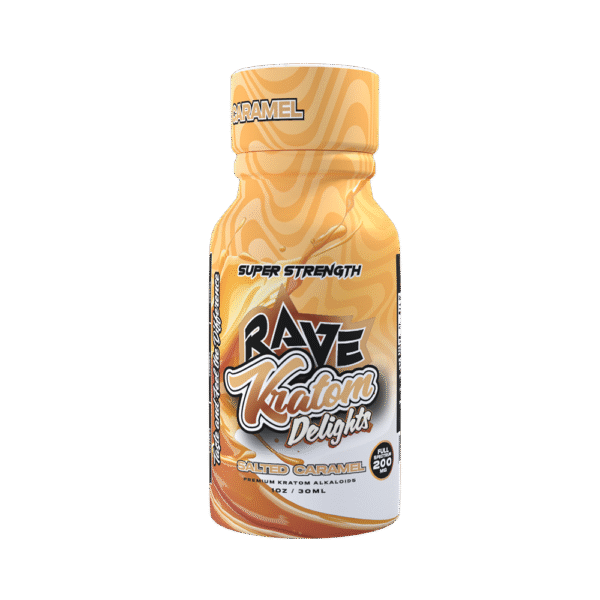 Rave Kratom – Delights Salted Caramel Shot