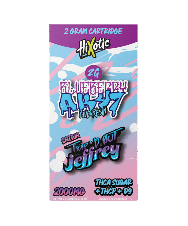 Trap’d Out Jeffrey – Blueberry AK 2G Cartridge (Sativa)