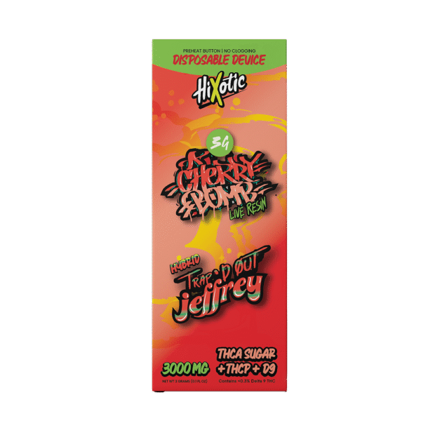 Trap’d Out Jeffrey – Cherry Bomb 3G Disposable (Hybrid)