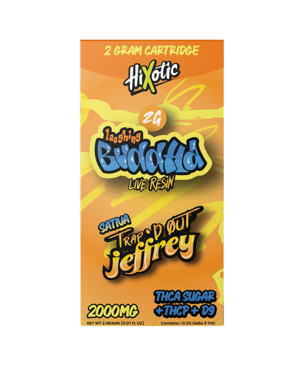 Trap’d Out Jeffrey – Laughing Buddha 2G Cartridge (Sativa)