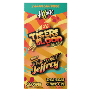 Trap’d Out Jeffrey – Tigers Blood 2G Cartridge (Indica)