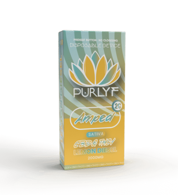 Purlyf – Targeted CBD Amped 2G Disposable (CBD+THCV) (Sativa)