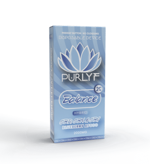 Purlyf – Targeted CBD Balance 2G Disposable (CBD+CBN+CBG) (Hybrid)
