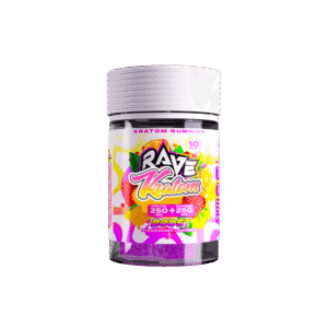 Rave Kratom – Boost Strawberry Lemonade Gummies