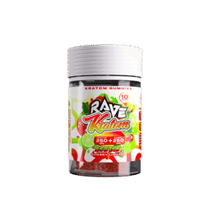 Rave Kratom – Ecstasy Cherry Limeade Gummies