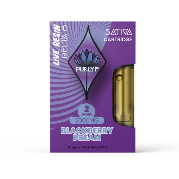 Purlyf – Blackberry Dream 2G Delta-8 Cartridge (Sativa)