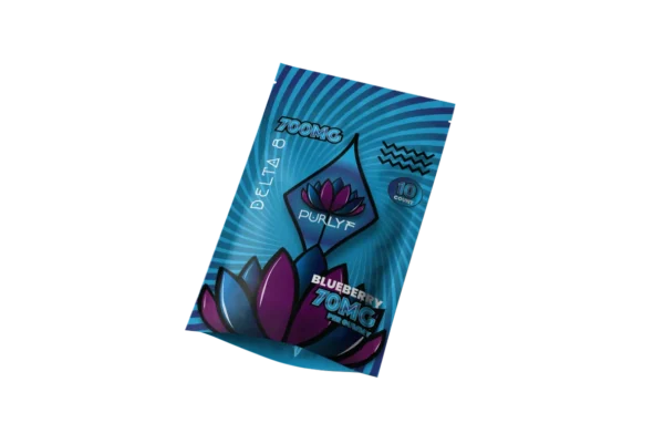 Purlyf – Blueberry Delta-8 Gummies – 10ct