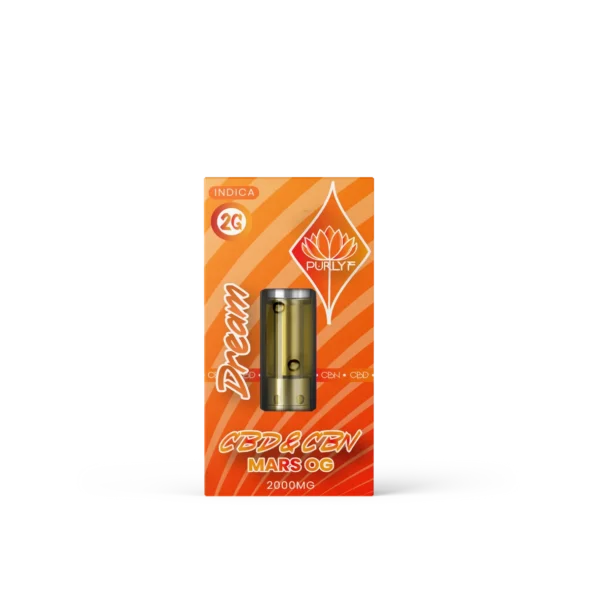 Purlyf – Mars OG 2G Targeted CBD Cartridge (Indica)