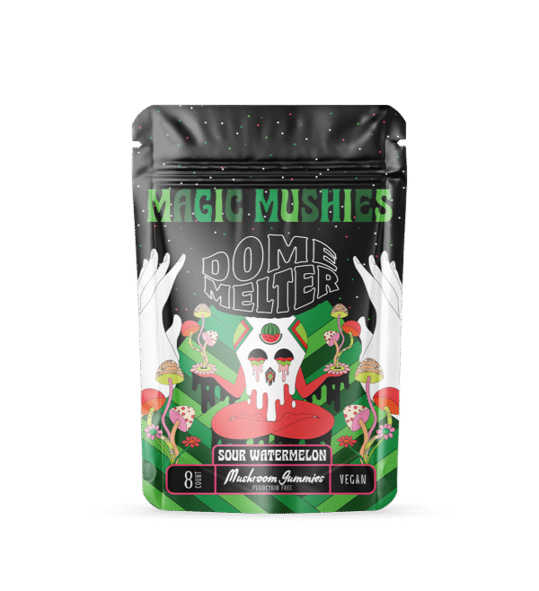 Domemelter – Sour Watermelon 8 Count Mushroom Gummies