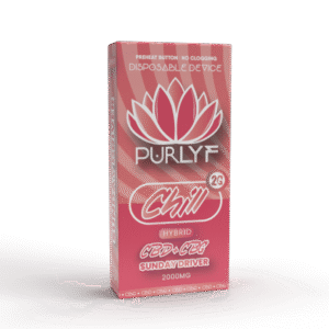 Purlyf – Targeted CBD Chill 2G Disposable (CBD+CBG) (Hybrid)