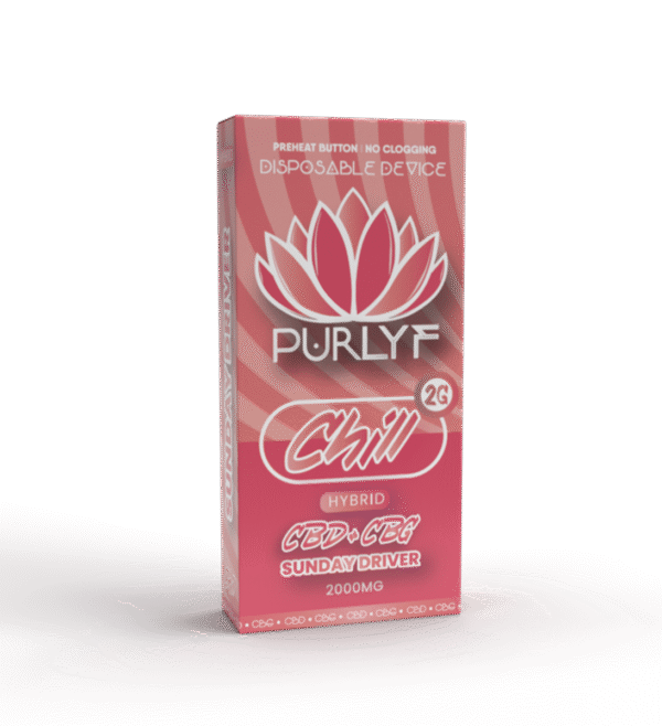 Purlyf – Targeted CBD Chill 2G Disposable (CBD+CBG) (Hybrid)